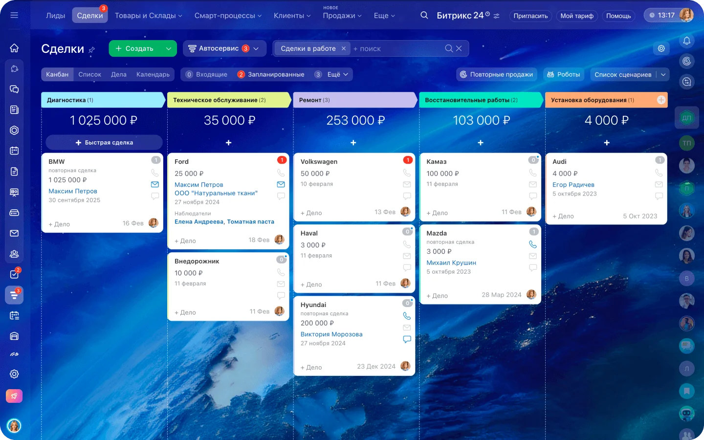 Прием и обработка звонков в CRM